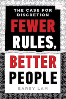 Front cover_Fewer Rules, Better People