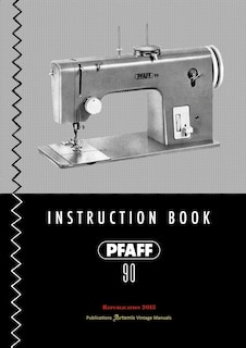 Front cover_PFAFF 90 - Instruction Book