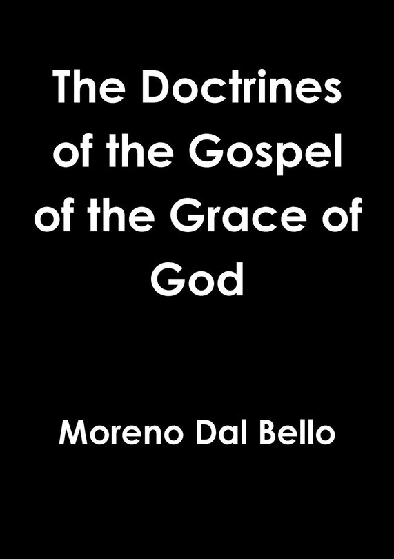 Couverture_The Doctrines of the Gospel of the Grace of God
