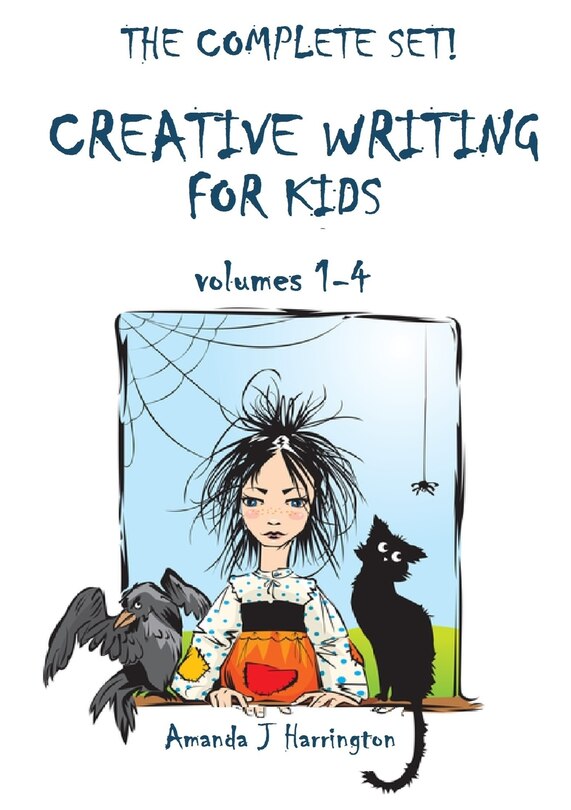 Front cover_Creative Writing for Kids volumes 1-4