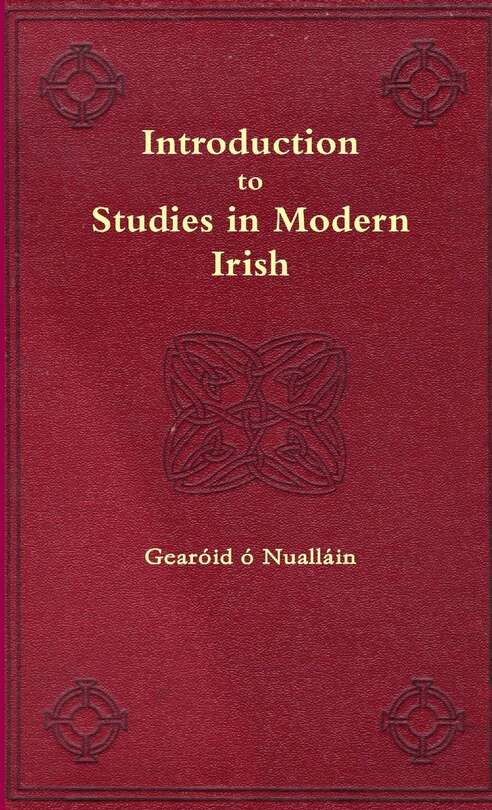 Front cover_Introduction to Studies in Modern Irish