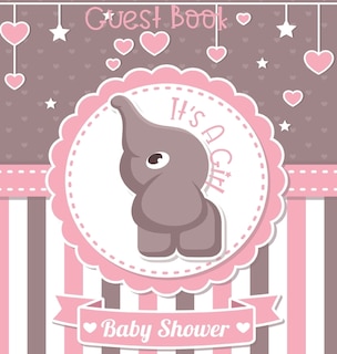 Baby Shower Guest Book: Cute Baby Shower Guest Book Sign In, Special Message To Parents And Baby, Predictions, Wishes Pregn