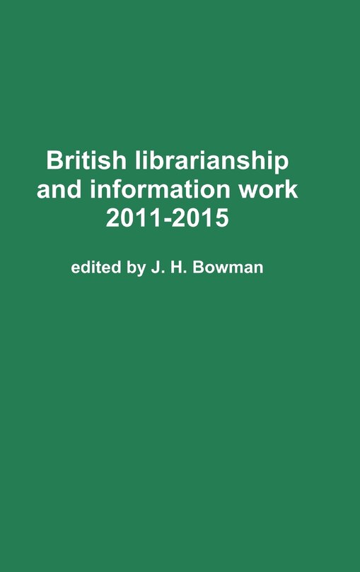 Front cover_British librarianship and information work 2011-2015