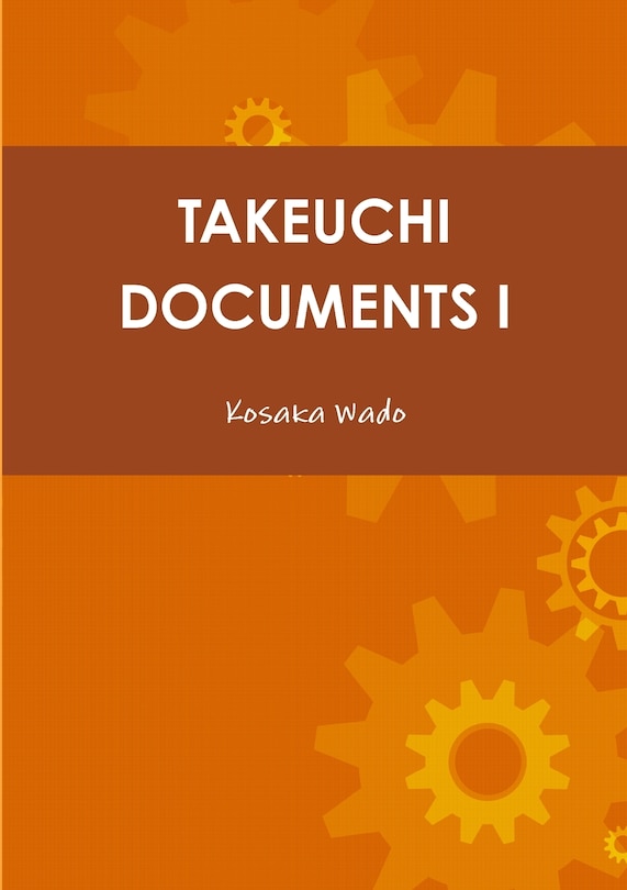 Couverture_Takeuchi Documents I