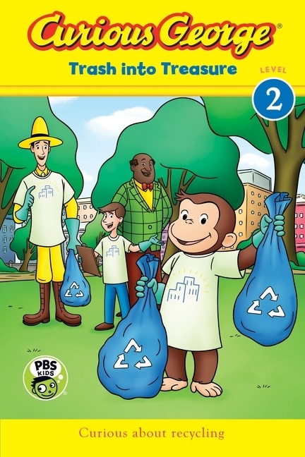 Front cover_Curious George: Trash Into Treasure (cgtv Reader)