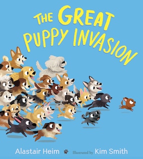 Front cover_The Great Puppy Invasion Padded Board Book