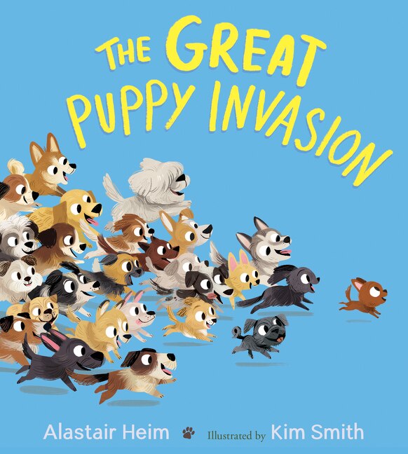 Front cover_The Great Puppy Invasion Padded Board Book