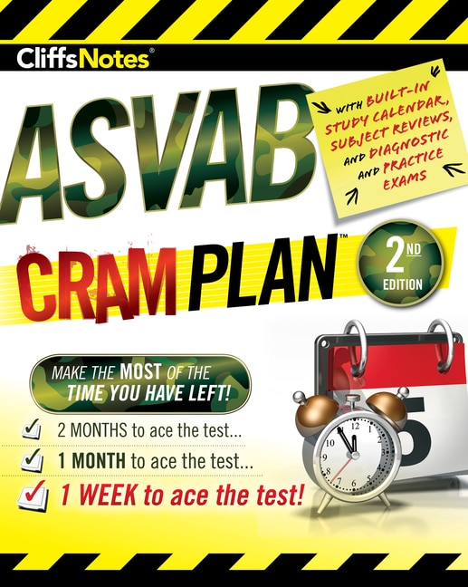 Front cover_CliffsNotes ASVAB Cram Plan