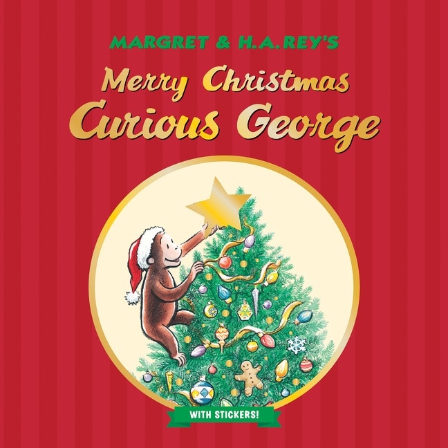 Front cover_Merry Christmas, Curious George with Stickers
