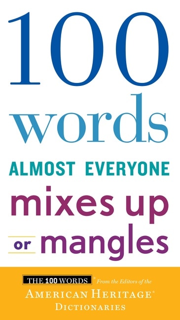 Couverture_100 Words Almost Everyone Mixes Up Or Mangles