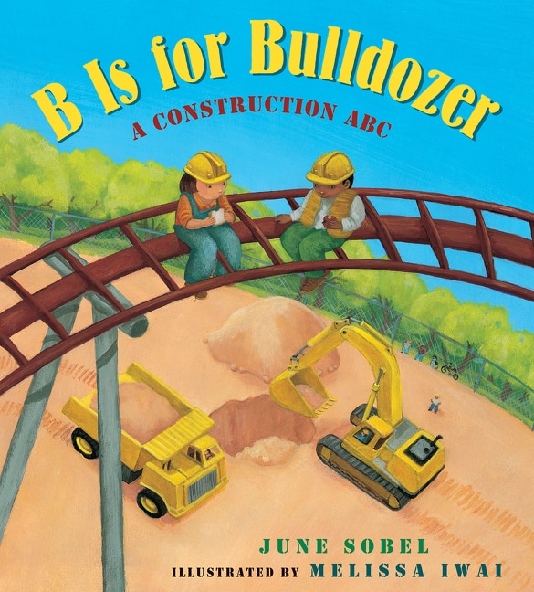 Front cover_B Is For Bulldozer Lap Board Book