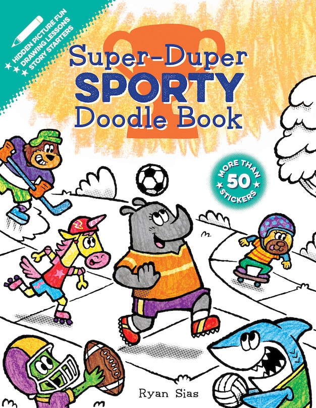 Couverture_Super-duper Sporty Doodle Book