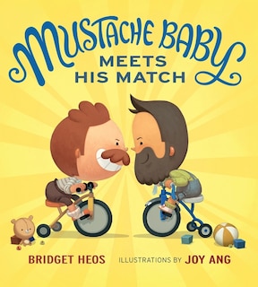 Front cover_Mustache Baby Meets His Match Board Book