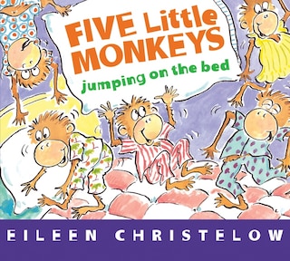 Front cover_Five Little Monkeys Jumping On The Bed Board Book