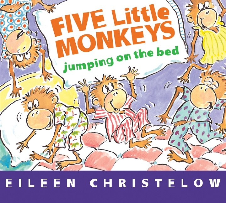 Front cover_Five Little Monkeys Jumping On The Bed Board Book