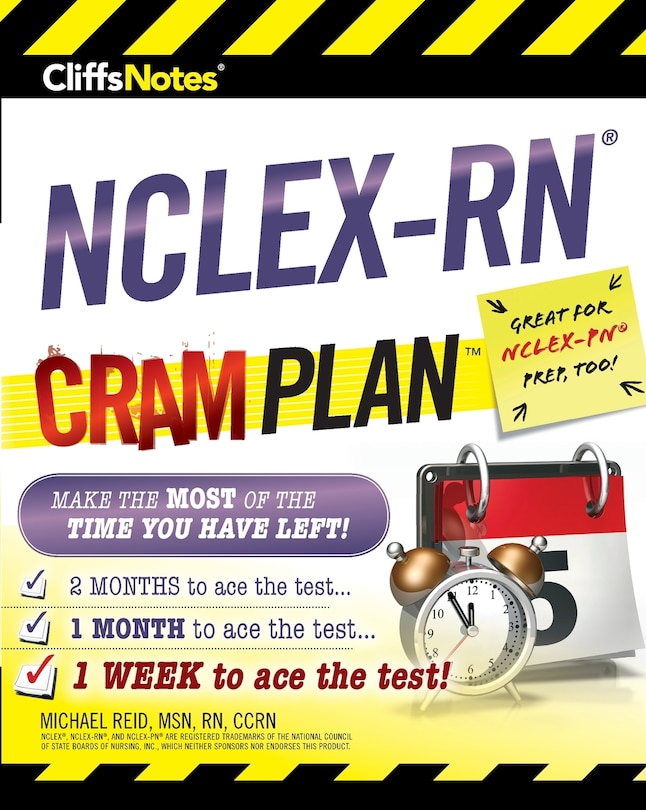 Front cover_Cliffsnotes Nclex-rn Cram Plan