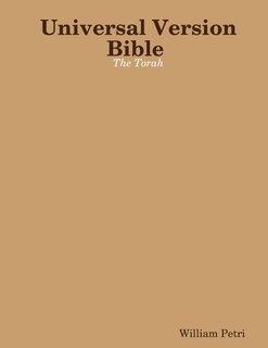 Front cover_Universal Version Bible The Torah
