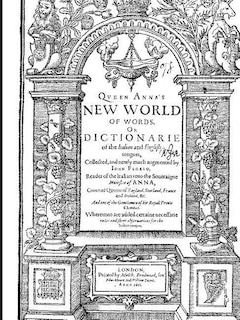 Front cover_Florio's Italian English Dictionary of 1611