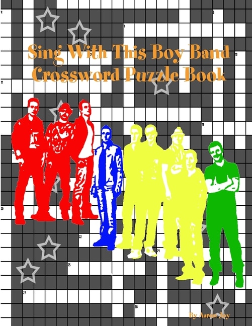 Couverture_Sing With This Boy Band Crossword Puzzle Book