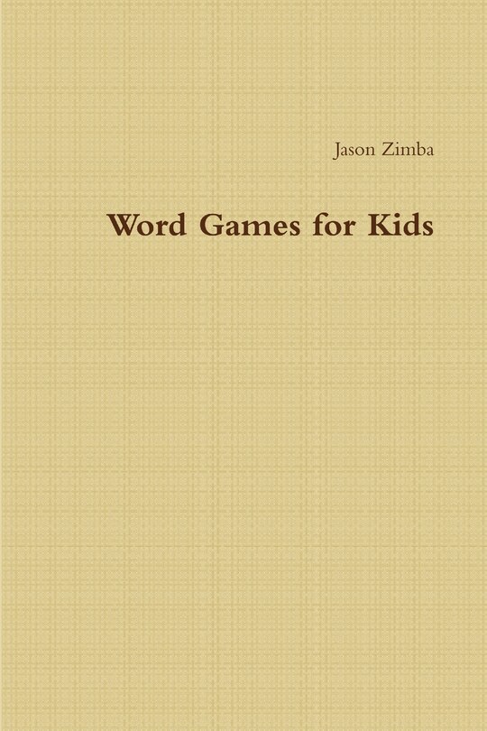 Front cover_Word Games for Kids