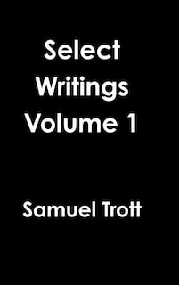 Front cover_Select Writings Volume 1