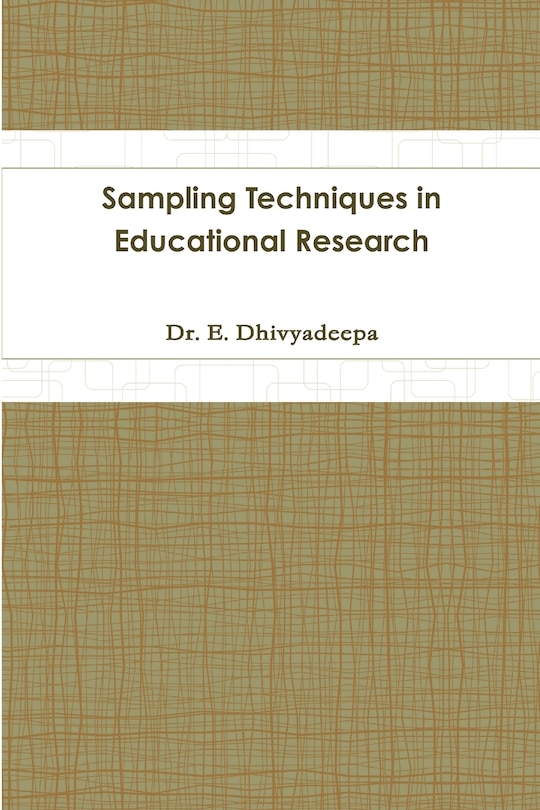 Couverture_Sampling Techniques in Educational Research