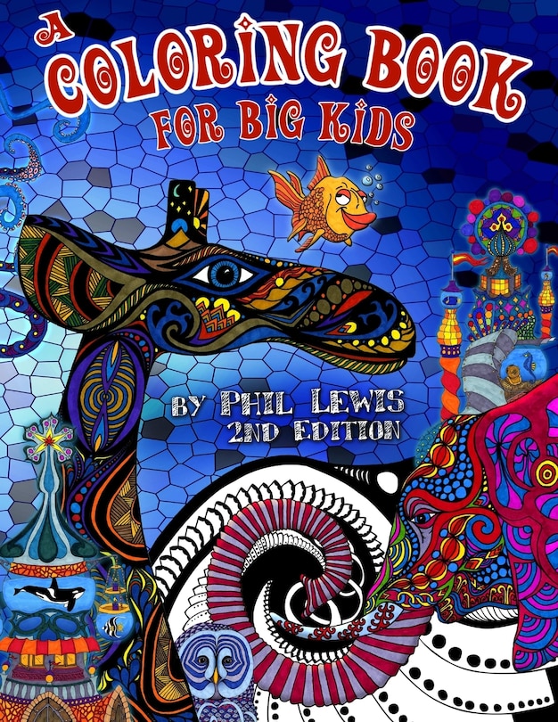 Front cover_A Coloring Book for Big Kids - 2nd Edition