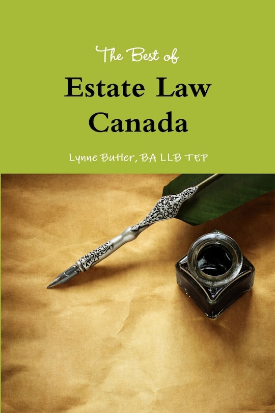 Couverture_The Best Of Estate Law Canada