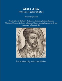 Front cover_Adrian Le Roy First Book of Guitar Tablature