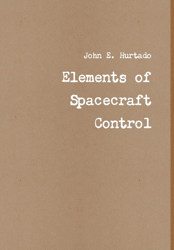 Couverture_Elements of Spacecraft Control