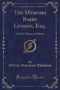 Couverture_The Memoirs Barry Lyndon, Esq.