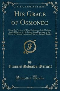 Front cover_His Grace of Osmonde