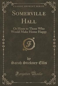 Front cover_Somerville Hall