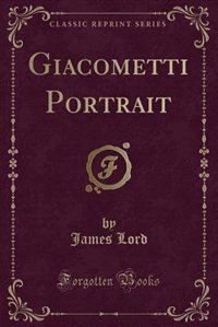 Couverture_A Giacometti Portrait (Classic Reprint)