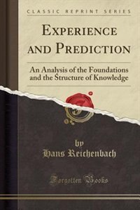 Front cover_Experience and Prediction