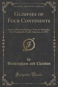 Front cover_Glimpses of Four Continents