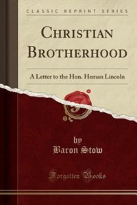 Front cover_Christian Brotherhood
