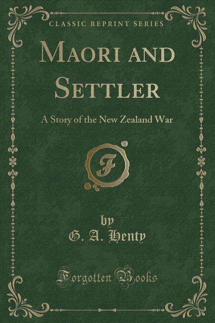Front cover_Maori and Settler