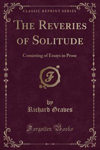 Couverture_The Reveries of Solitude