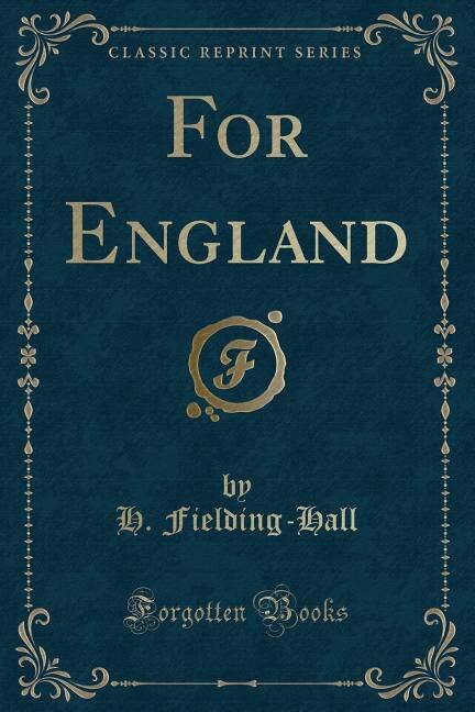 Front cover_For England (Classic Reprint)