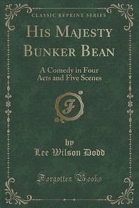 Front cover_His Majesty Bunker Bean