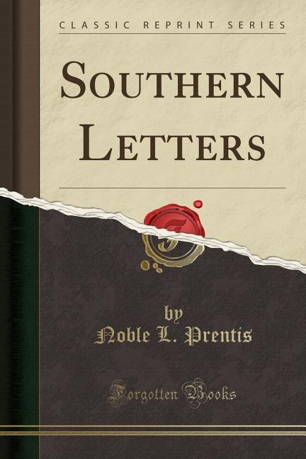 Couverture_Southern Letters (Classic Reprint)