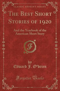 Couverture_The Best Short Stories of 1920