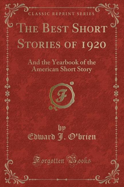 Couverture_The Best Short Stories of 1920