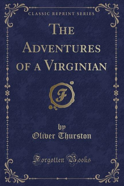 Couverture_The Adventures of a Virginian (Classic Reprint)