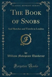 Couverture_The Book of Snobs