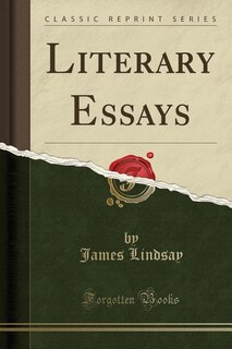 Couverture_Literary Essays (Classic Reprint)