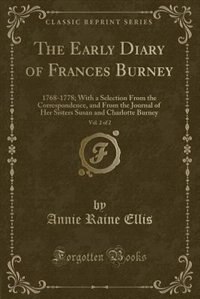 Front cover_The Early Diary of Frances Burney, Vol. 2 of 2