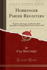 Front cover_Horringer Parish Registers