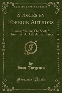 Front cover_Stories by Foreign Authors